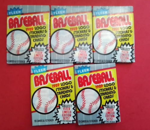 Lotto baseball fleer 1989 - di, 5