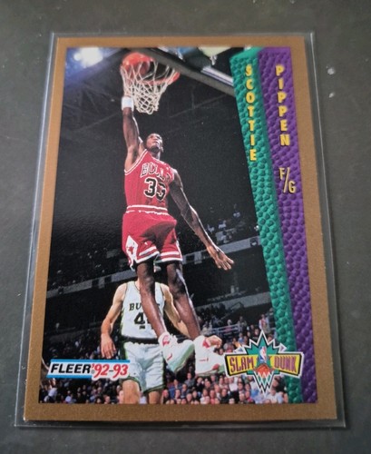 Scottie pippen nba card fleer - pippen,