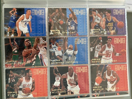 Fleer nba 1995 end - end,