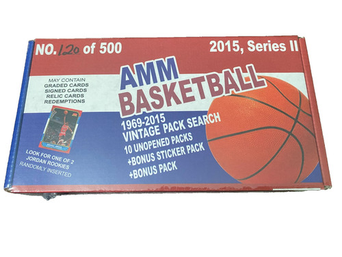 Amm basketball box 1986 - amm, box---1986