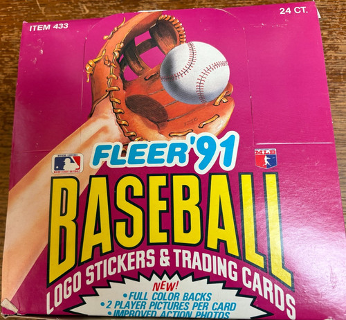 1991 fleer baseball jumbo - jumbo, box