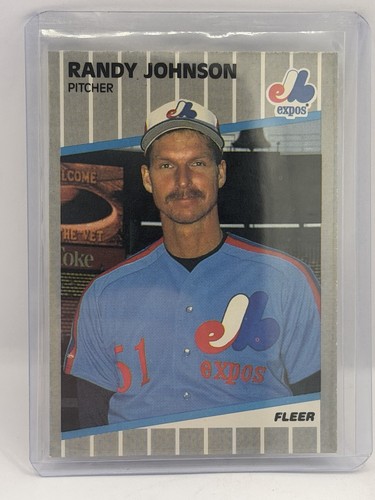 1989 fleer 381 randy johnson - randy,
