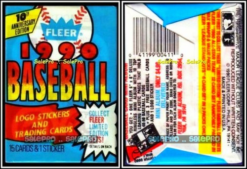Fleer 1990 mlb baseball 10th - fleer,