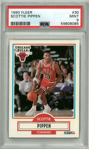 Scottie pippen 1990 fleer - pippen,