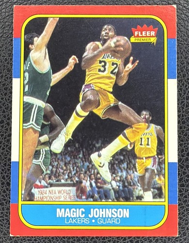 Fleer magic johnson los - magic,