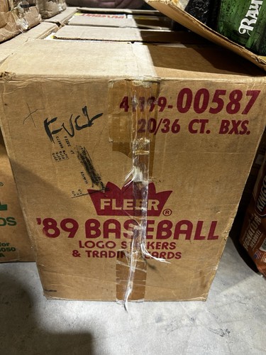 1989 fleer baseball wax - 1989, box