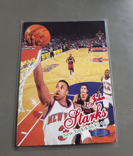 John starks nba card - john, fleer