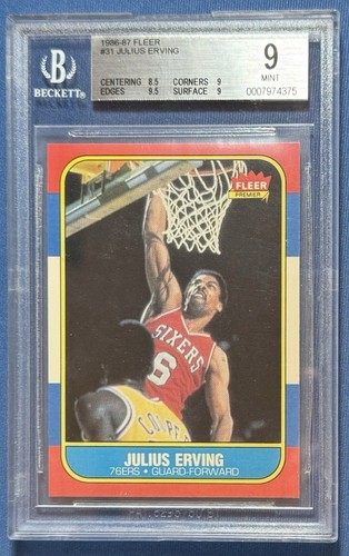 1986 fleer julius - fleer, erving