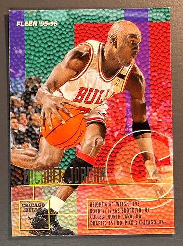 Michael jordan 1995 - 1995-96, fleer