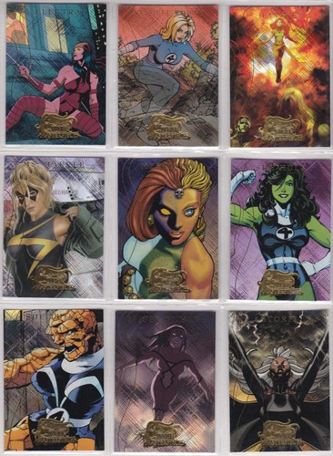 Marvel heroines foil - marvel,